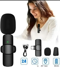 K8 Collar Wireless Microphone Type C Supported